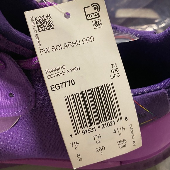 NWT Adidas PHARRELL WILLIAMS X ADIDAS SOLAR HU - Picture 7 of 8